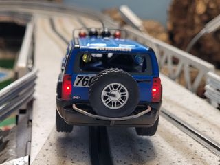 Coche de slot Scalextric Hummer H3 efecto barro