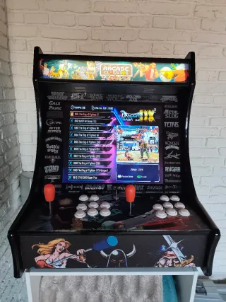 Recreativa Bartop Arcade Classics +armario blanco