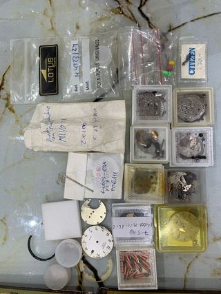 Lote Calibres y Fornituras Citizen Cuarzo