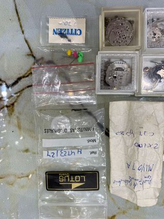 Lote Calibres y Fornituras Citizen Cuarzo