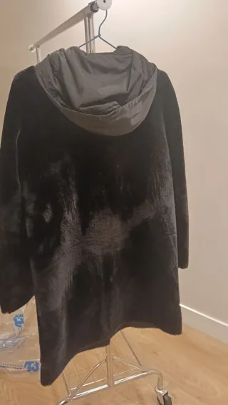 Abrigo Bimba y Lola Negro Talla XS