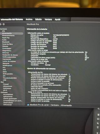 MacBook Pro 16 Apple Plata NO NEGOCIABLE