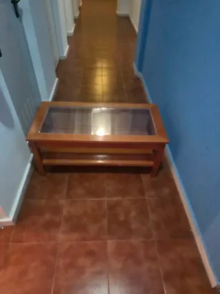 Mesa de centro elevable madera