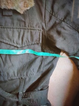 Giacca Woolrich nero con pelliccia