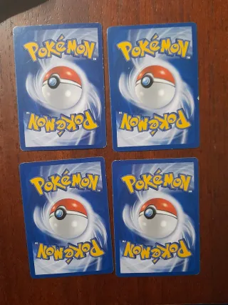 Lote 4 Cartas Pokémon Base Set (Lvysaur, Wartortle