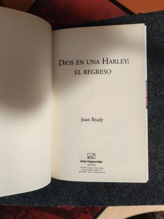 Dios en una Harley Regreso Joan Brady 1 Edic. 2002