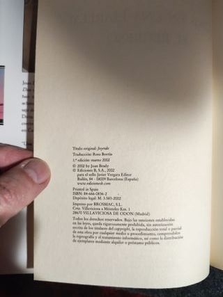 Dios en una Harley Regreso Joan Brady 1 Edic. 2002