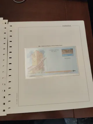 Aerogramas España 1981-1996 (21 uds) 11 hojas Filo