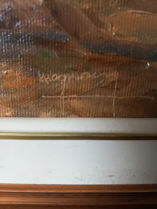 Dipinto Magnani Paesaggio Olio su Tela