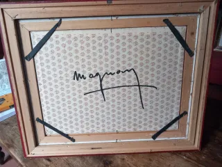 Dipinto Magnani Paesaggio Olio su Tela