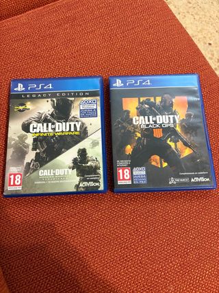 Call of Duty Infinite Warfare y Black Ops PS4