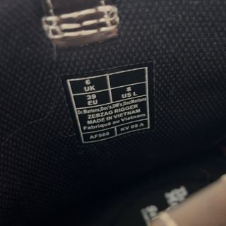 Botas Dr. Martens Zebzag Rigger Piel Talla 39