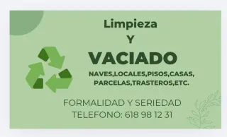 Vaciamos,limpiamos,pintamos,etc.