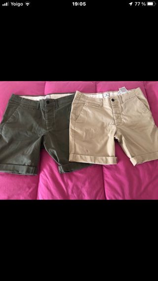Lote 2 Pantalones Cortos Jack & Jones