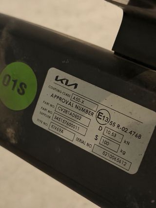 Bola de remolque Kia EV6