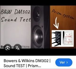 Altavoces B&W DM-302 Sistema PRISM