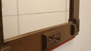 Vintage Espejo rústico Madera Tallada 74x54 cm