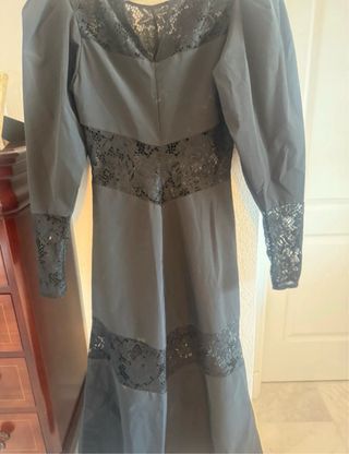 Vestido H&M Negro Encaje