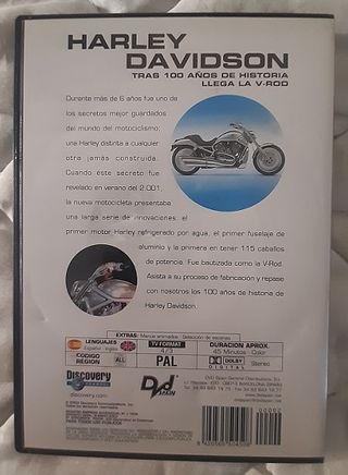 DVD Harley Davidson: 100 Años de Historia