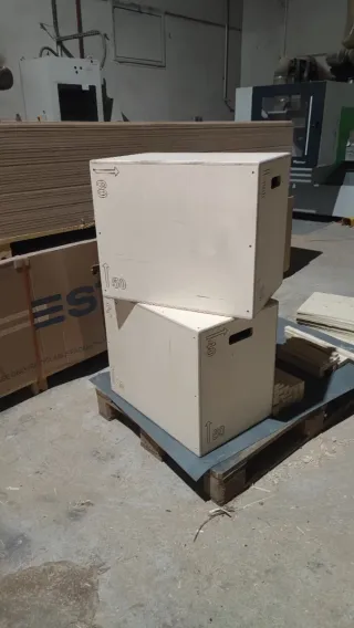 Cajón CrossFit Madera Abedul 60x50x40