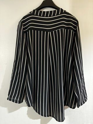 Blusa blanca manga larga