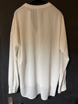 Blusa blanca manga larga