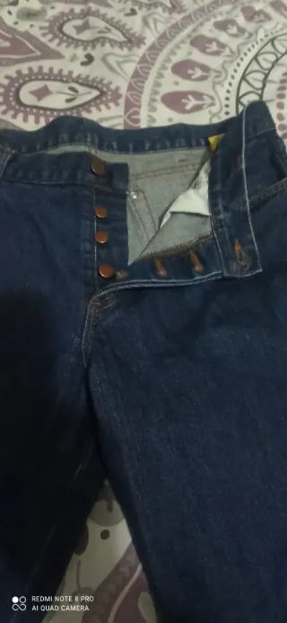 Pantalón Vaquero Wrangler Caballero Azul