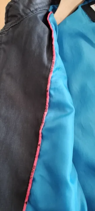 Chaqueta Guess, estilo Biker Negra/Gris