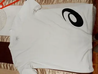 Camiseta Asics Hombre Blanca Talla M