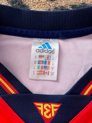 Camiseta Fútbol España Adidas Raúl 10 Vintage 90s