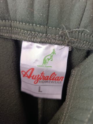 Australian Homewear Pantalones de Chandal Verdes L