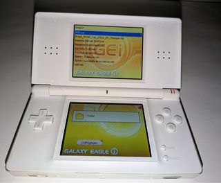 Nintendo DS Lite Blanca + Tarjeta con juegos