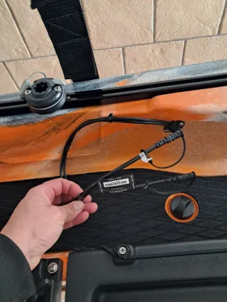 Kayak de pedales naranja