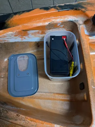 Kayak de pedales naranja