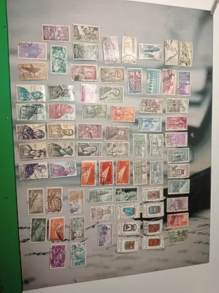 Lote de sellos antiguos de España