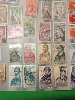 Lote de sellos antiguos de España