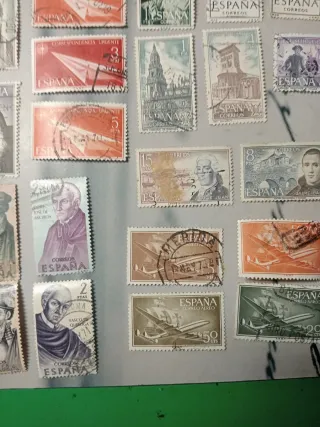 Lote de sellos antiguos de España