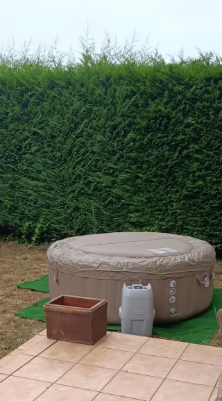 Jacuzzi Inflable Lay-Z-Spa Beige