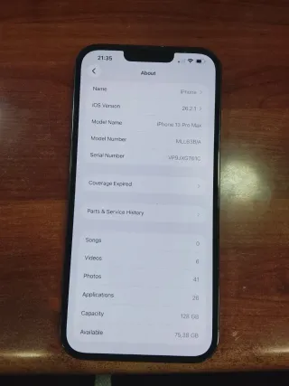 iPhone 13 Pro Max Blu/Argento