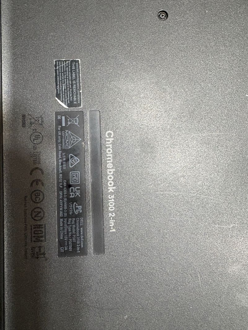 Chromebook Dell 3100 2-in-1 Negro/Gris afbeelding 5