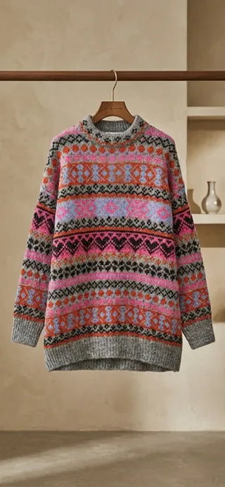 Jersey oversize Zara estampado