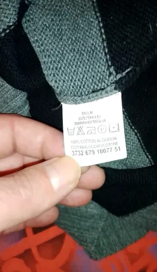 Jersey Inside de rayas Talla XL para hombre