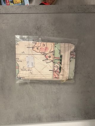 Porta carte di credito mappa mondo