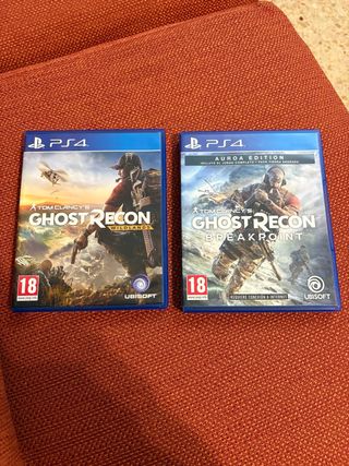 Lote 2 Juegos PS4: Ghost Recon Wildlands y Breakpo