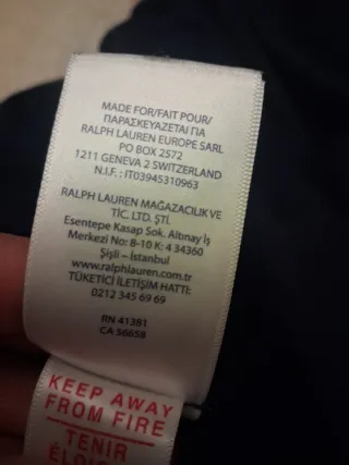 Camisa Polo Ralph Lauren azul