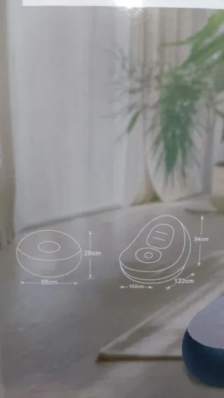 Poltrona gonfiabile comoda