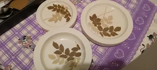 16 Piatti Guzzini Vintage Melamina Anni '70