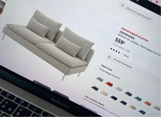 Sofá modular IKEA SÖDERHAMN blanco