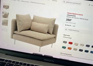 Sofá modular IKEA SÖDERHAMN blanco