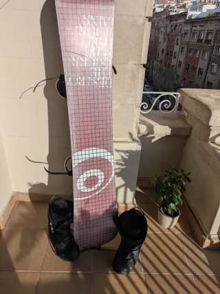 Tabla de Snow con Botas y Fijaciones